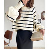 《JaVaジャバコラボ》こなれ感と快適さを両立◎サムホール付き袖リブ配色スウェッ… | Classical Elf  | 詳細画像35 