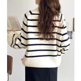 《JaVaジャバコラボ》こなれ感と快適さを両立◎サムホール付き袖リブ配色スウェッ… | Classical Elf  | 詳細画像36 