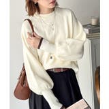 《JaVaジャバコラボ》こなれ感と快適さを両立◎サムホール付き袖リブ配色スウェッ… | Classical Elf  | 詳細画像1 