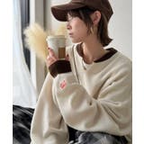 《JaVaジャバコラボ》ざっくり×配色が旬顔。配色スキッパーオーバーサイズ鹿の子… | Classical Elf  | 詳細画像4 