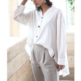 ホワイト | バックフレア ブラウス シャツ | Classical Elf