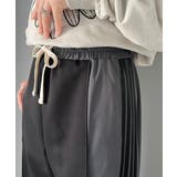 注目度100%!大人っぽデザイン。サイドリボン2WAY素材切り替えワイドトラック… | Classical Elf | 詳細画像23