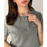 【mily bilet】シンプルを可愛く、今っぽく♪ロゴ刺繍ヘンリーネッククロッ… | Classical Elf | 詳細画像29