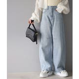 オーロラストーン付き!甘辛のバランスが今年らしい。ヴィンテージライクカーブデニム… | Classical Elf  | 詳細画像9 