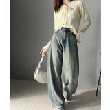 オーロラストーン付き!甘辛のバランスが今年らしい。ヴィンテージライクカーブデニム… | Classical Elf  | 詳細画像24 