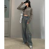 オーロラストーン付き!甘辛のバランスが今年らしい。ヴィンテージライクカーブデニム… | Classical Elf  | 詳細画像26 