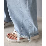 オーロラストーン付き!甘辛のバランスが今年らしい。ヴィンテージライクカーブデニム… | Classical Elf  | 詳細画像37 