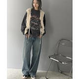 オーロラストーン付き!甘辛のバランスが今年らしい。ヴィンテージライクカーブデニム… | Classical Elf | 詳細画像60