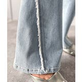 とにかく美脚!サイドフリンジ使いヴィンテージ風デニムフレアパンツ | Classical Elf | 詳細画像33