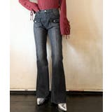 【mily bilet】脚、盛れすぎ注意！ポケットデザインストレッチフレアデニム | Classical Elf  | 詳細画像9 