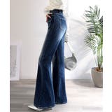 【mily bilet】脚、盛れすぎ注意！ポケットデザインストレッチフレアデニム | Classical Elf  | 詳細画像15 