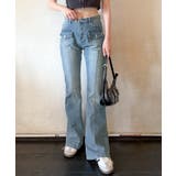 【mily bilet】脚、盛れすぎ注意！ポケットデザインストレッチフレアデニム | Classical Elf  | 詳細画像28 