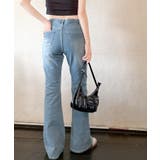 【mily bilet】脚、盛れすぎ注意！ポケットデザインストレッチフレアデニム | Classical Elf  | 詳細画像30 