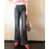 【mily bilet】脚、盛れすぎ注意！ポケットデザインストレッチフレアデニム | Classical Elf  | 詳細画像6 