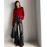 【mily bilet】ヴィンテージライクな脚盛れデニム♪ウエスタンライクフリン… | Classical Elf  | 詳細画像7 