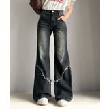 【mily bilet】ヴィンテージライクな脚盛れデニム♪ウエスタンライクフリン… | Classical Elf  | 詳細画像11 