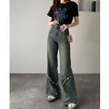 【mily bilet】ヴィンテージライクな脚盛れデニム♪ウエスタンライクフリン… | Classical Elf  | 詳細画像35 