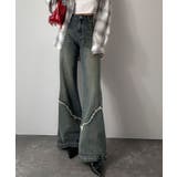 【mily bilet】ヴィンテージライクな脚盛れデニム♪ウエスタンライクフリン… | Classical Elf  | 詳細画像36 