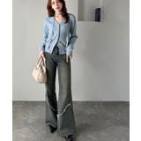 【mily bilet】ヴィンテージライクな脚盛れデニム♪ウエスタンライクフリン… | Classical Elf  | 詳細画像40 