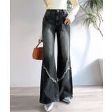 【mily bilet】ヴィンテージライクな脚盛れデニム♪ウエスタンライクフリン… | Classical Elf  | 詳細画像5 