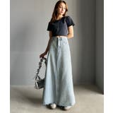 【mily bilet】上品なAライン。ビジューストーン付きフレアスカート | Classical Elf  | 詳細画像9 