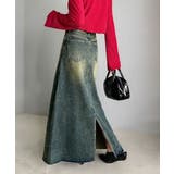 【mily bilet】上品なAライン。ビジューストーン付きフレアスカート | Classical Elf  | 詳細画像13 