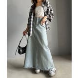 【mily bilet】上品なAライン。ビジューストーン付きフレアスカート | Classical Elf  | 詳細画像6 