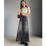 【mily bilet】上品なAライン。ビジューストーン付きフレアスカート | Classical Elf  | 詳細画像2 