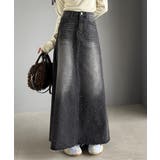 【mily bilet】上品なAライン。ビジューストーン付きフレアスカート | Classical Elf  | 詳細画像3 