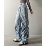 「あのデニム、超かわいい…！」街で振り返られるトレンドデザイン。サイドギャザーウ… | Classical Elf  | 詳細画像7 