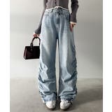 「あのデニム、超かわいい…！」街で振り返られるトレンドデザイン。サイドギャザーウ… | Classical Elf  | 詳細画像8 