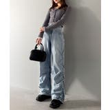 「あのデニム、超かわいい…！」街で振り返られるトレンドデザイン。サイドギャザーウ… | Classical Elf  | 詳細画像10 