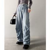 「あのデニム、超かわいい…！」街で振り返られるトレンドデザイン。サイドギャザーウ… | Classical Elf  | 詳細画像11 