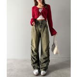 「あのデニム、超かわいい…！」街で振り返られるトレンドデザイン。サイドギャザーウ… | Classical Elf  | 詳細画像22 