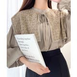 取り外し可能なビッグレース衿3wayキャンディスリーブブラウス | Classical Elf | 詳細画像7