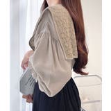 取り外し可能なビッグレース衿3wayキャンディスリーブブラウス | Classical Elf | 詳細画像10