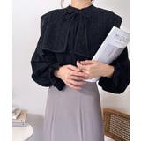 取り外し可能なビッグレース衿3wayキャンディスリーブブラウス | Classical Elf | 詳細画像15