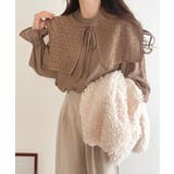 取り外し可能なビッグレース衿3wayキャンディスリーブブラウス | Classical Elf | 詳細画像20