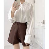 【mily bilet】ハンサムな大人顔。ハイウエストショートパンツ | Classical Elf | 詳細画像16