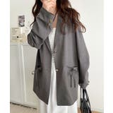 軽やかで大人可愛い。リネンライクリボンストラップ付きテーラージャケット | Classical Elf  | 詳細画像7