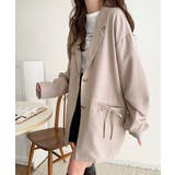 軽やかで大人可愛い。リネンライクリボンストラップ付きテーラージャケット | Classical Elf  | 詳細画像14