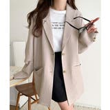 軽やかで大人可愛い。リネンライクリボンストラップ付きテーラージャケット | Classical Elf  | 詳細画像15