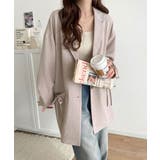 軽やかで大人可愛い。リネンライクリボンストラップ付きテーラージャケット | Classical Elf  | 詳細画像17