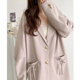 軽やかで大人可愛い。リネンライクリボンストラップ付きテーラージャケット | Classical Elf  | 詳細画像18