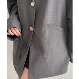 軽やかで大人可愛い。リネンライクリボンストラップ付きテーラージャケット | Classical Elf  | 詳細画像20