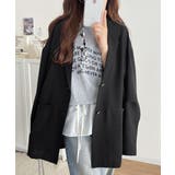 軽やかで大人可愛い。リネンライクリボンストラップ付きテーラージャケット | Classical Elf  | 詳細画像4