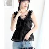 【mily bilet】愛され大人フェミニン。リボン使いフリルオーガンジービスチ… | Classical Elf | 詳細画像11