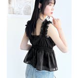 【mily bilet】愛され大人フェミニン。リボン使いフリルオーガンジービスチ… | Classical Elf | 詳細画像13