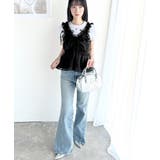 【mily bilet】愛され大人フェミニン。リボン使いフリルオーガンジービスチ… | Classical Elf | 詳細画像15