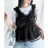 【mily bilet】愛され大人フェミニン。リボン使いフリルオーガンジービスチ… | Classical Elf | 詳細画像17